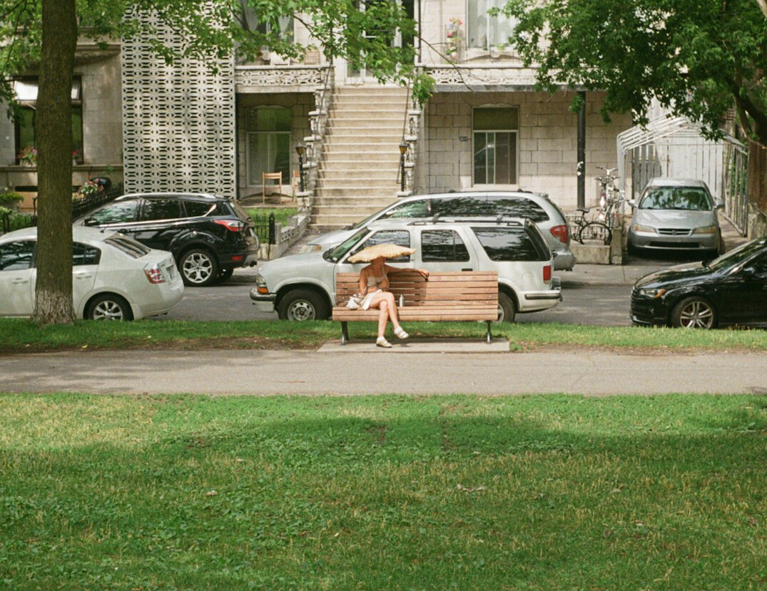 montreal park bench