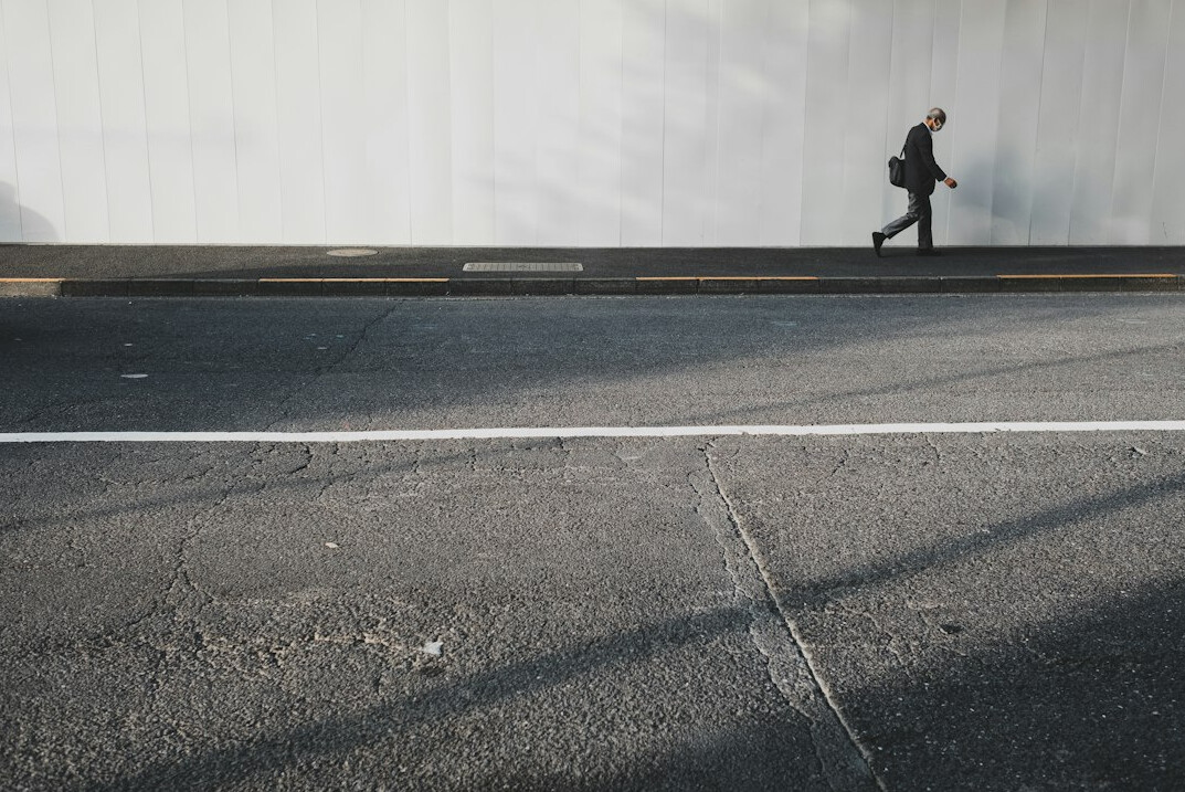 quiet canadian street corner
